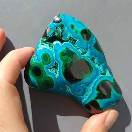 хризоколла с малахитом из Конго