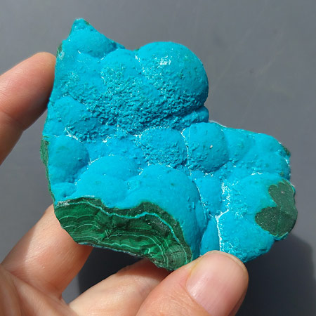 хризоколла с малахитом из Конго